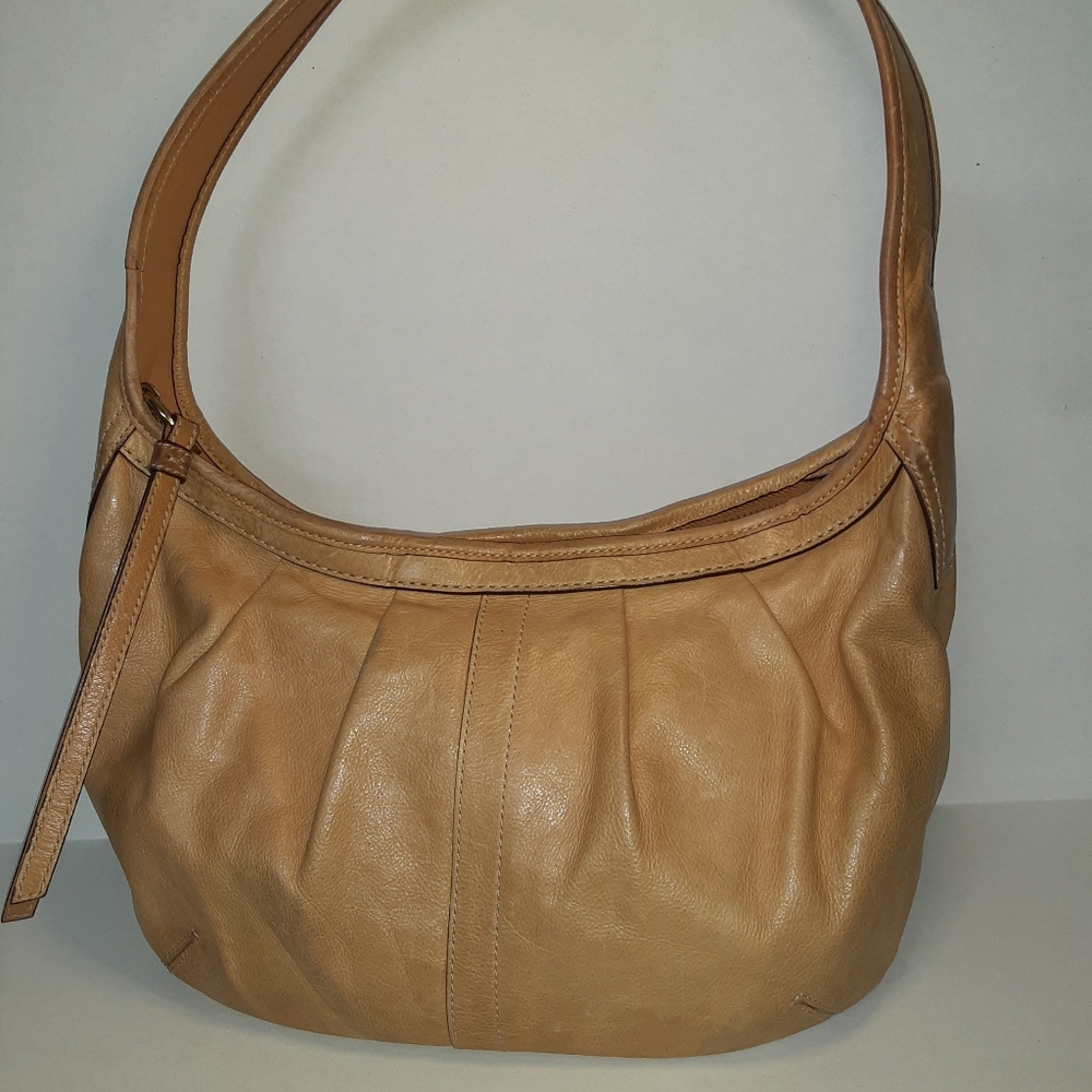 Vintage Coach Tan Leather Bag